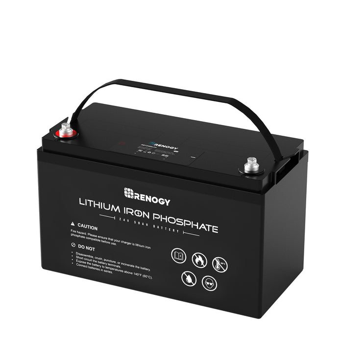 Renogy 24V 50Ah Lithium Iron Phosphate Battery (RBT2450LFP-US)