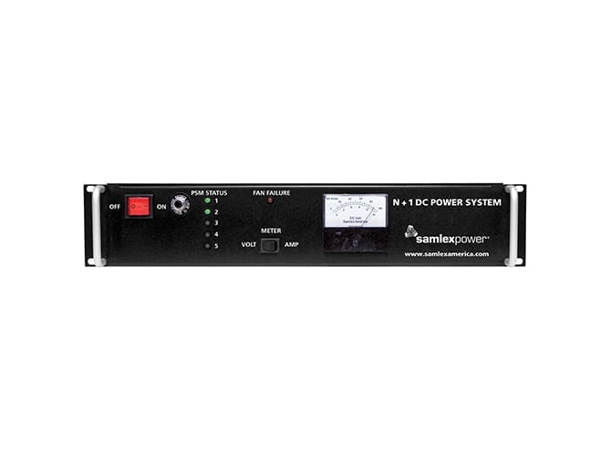 40 Amp Rack Mount Power Supply with N+1 and battery back-up (SEC-40BRM)