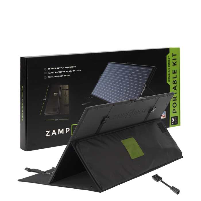 Zamp OBSIDIAN® SERIES 100 Watt Dometic PLB40 Charging Kit