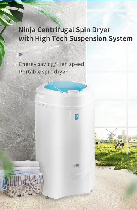 Ninja 3200 RPM Portable Centrifugal Spin Dryer with High Tech Suspension System