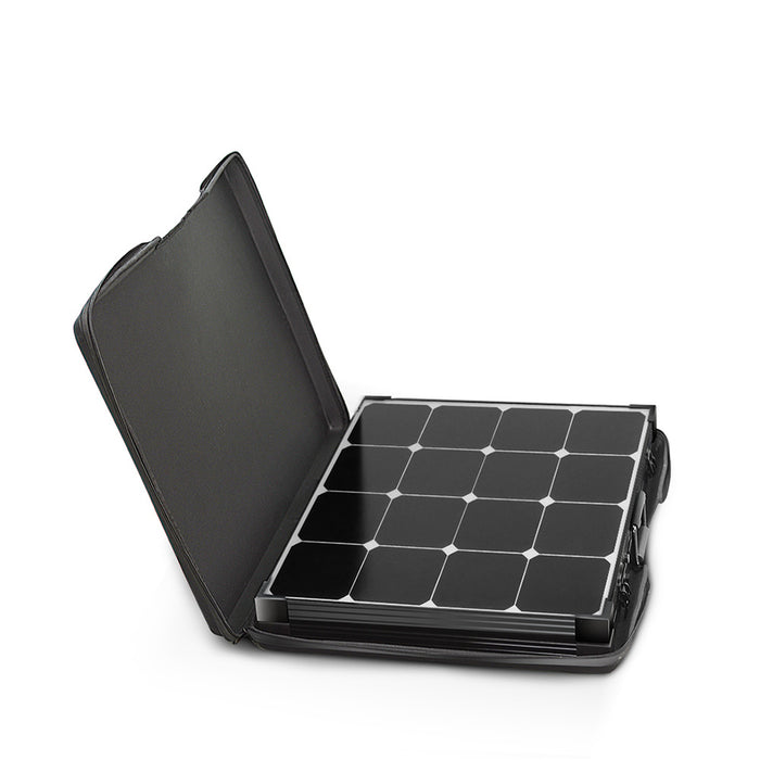 Renogy 100 Watt 12 Volt Monocrystalline Foldable Solar Suitcase with Voyager (RNG-KIT-STCS100MB-VOY20-US)