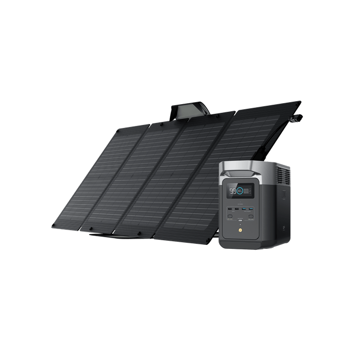 EcoFlow DELTA 2 + 110W Portable Solar Panel - 2 Panels (DELTA2-110W2)