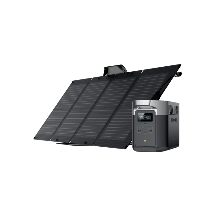 EcoFlow DELTA Max + 110W Portable Solar Panel - 3 Panels (DELTAMax1600US113)
