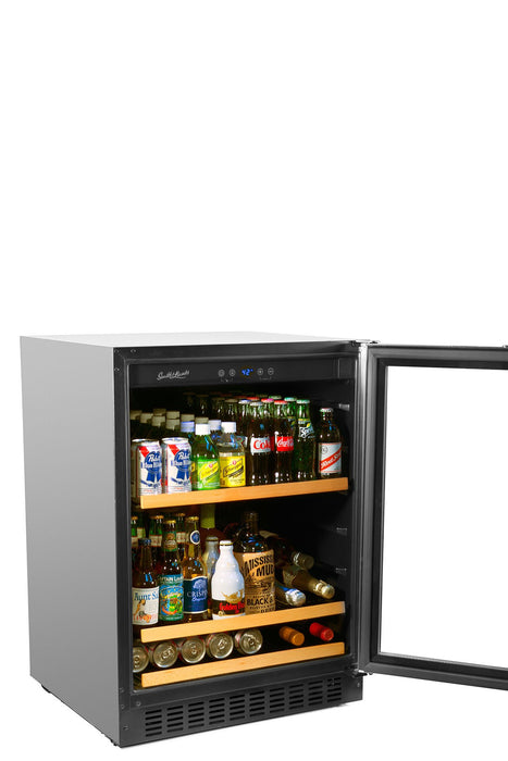 Smith and Hanks 178 Can Beverage Cooler, Stainless Steel Door Trim BEV145SRE