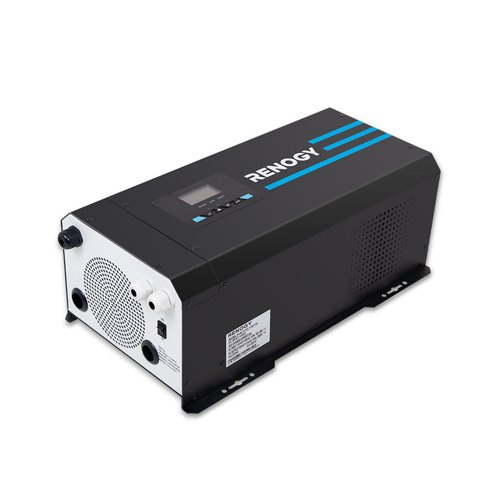 Renogy 3000W 12V Pure Sine Wave Inverter Charger w/ LCD Display (R-INVT-PCL1-30111S-US)