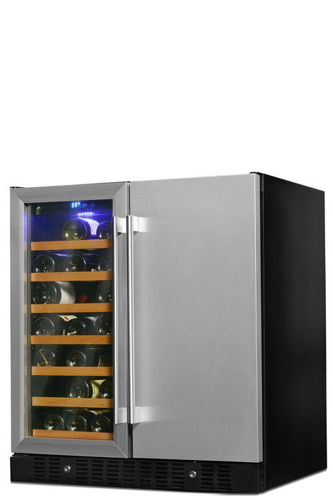 Smith and Hanks Wine and Beverage Cooler, Stainless Steel Door Trim BEV176SD