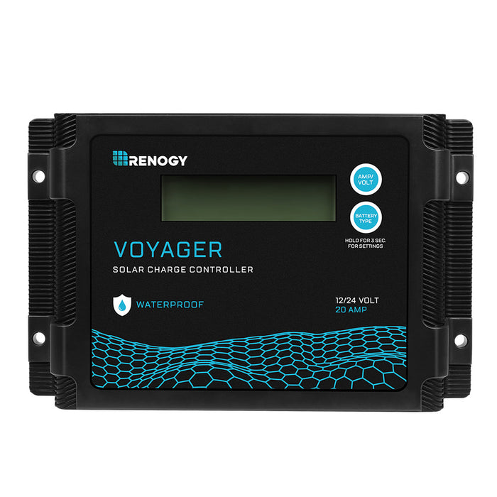 Renogy New Edition Voyager 20A PWM Waterproof Solar Charge Controller (RCC20VOYP-US)