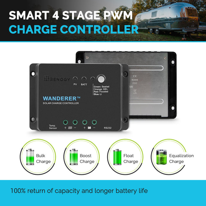 Renogy Wanderer Li 30A PWM Charge Controller (RNG-CTRL-WND30-LI-US)