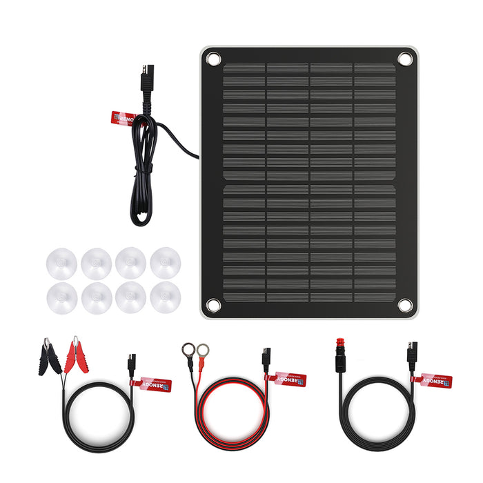 Renogy 5W Solar Battery Charger and Maintainer (RSP5BM-US)