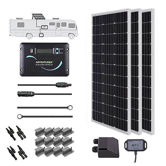 Renogy 300 Watt 12 Volt Solar RV Kit (RNG-KIT-RV300D-ADV30-US)