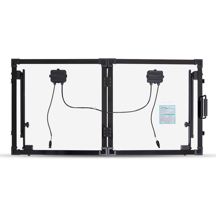 Renogy 100 Watt 12 Volt Monocrystalline Foldable Solar Suitcase w/o Controller (RNG-KIT-STCS100MB-NC-US)